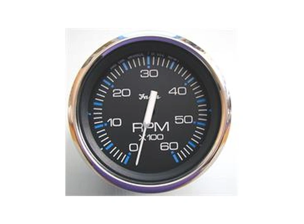 FARIA Turteller + Time Diesel 0-4000rpm Ø3" - Sort bl.ring - f. mek.uttak/dynamo